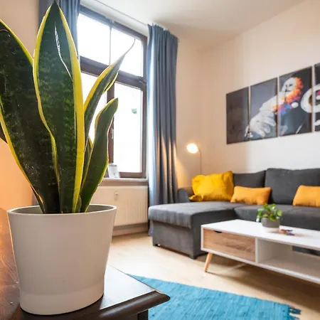 Blue Chili 18 Zentrales City-Apartment Am Hasselbachplatz, 4 Personen Magdeburg Eksteriør billede