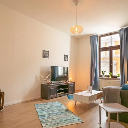 Blue Chili 18 Zentrales City-Apartment Am Hasselbachplatz, 4 Personen Magdeburg Eksteriør billede