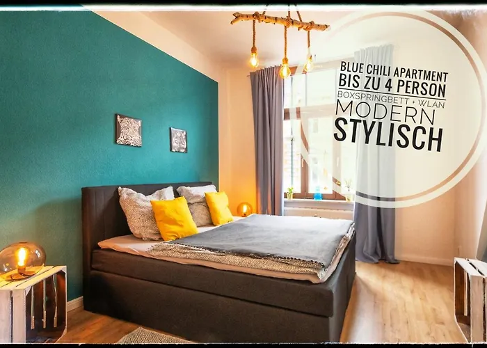 Blue Chili 18 Zentrales City-Apartment Am Hasselbachplatz, 4 Personen